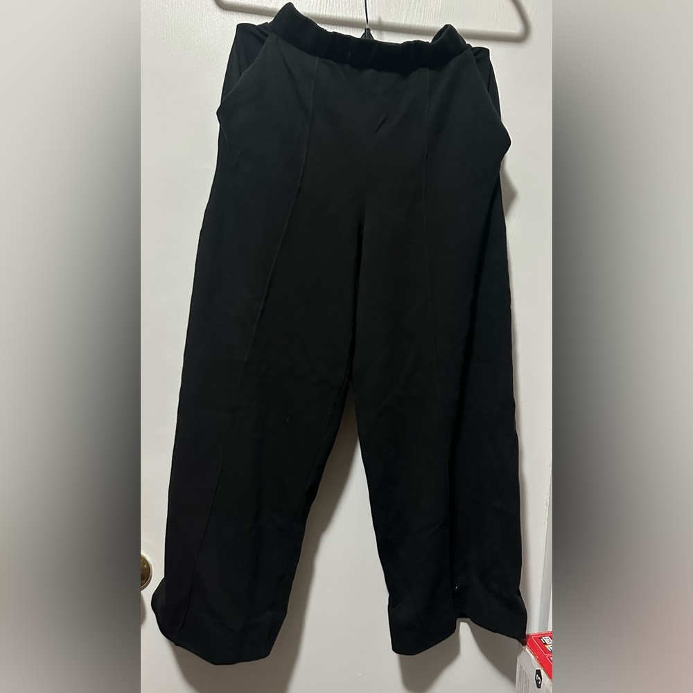 Zara Women's Black Cropped Pants - Picture 1 of 2